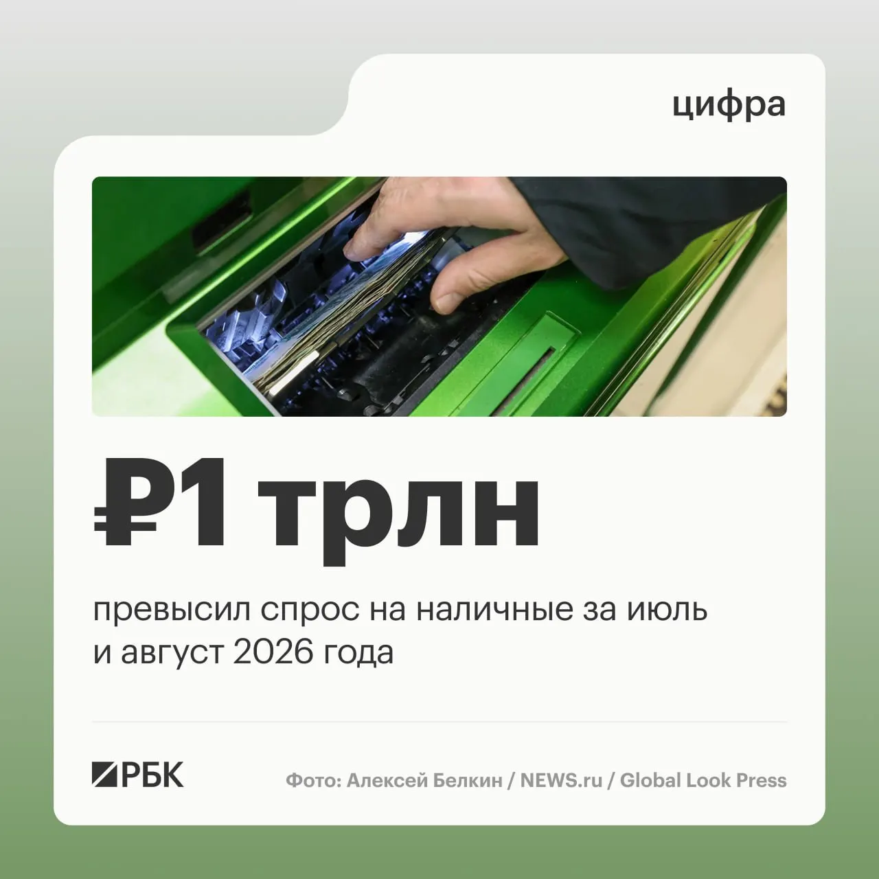 Наличные в обращении продолжают расти: августовский прирост составил 443 млрд рублей, в годовом выражении общая сумма повышения достигает примерно 2,5 трлн рублей.
