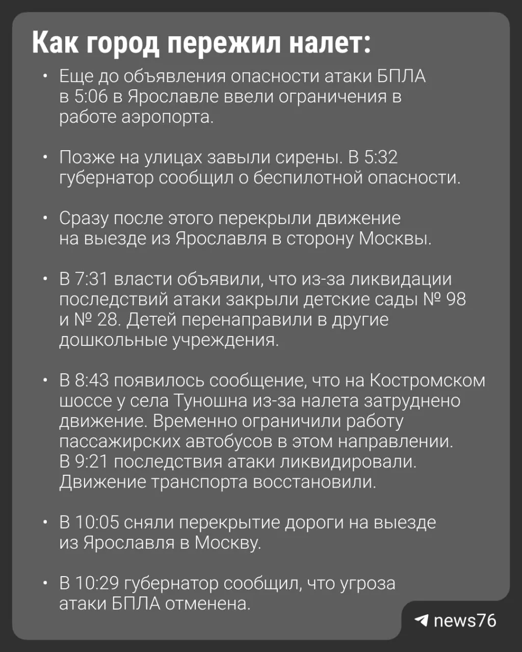67 беспилотников достигли региона; погиб один человек и пострадали 27 человек.