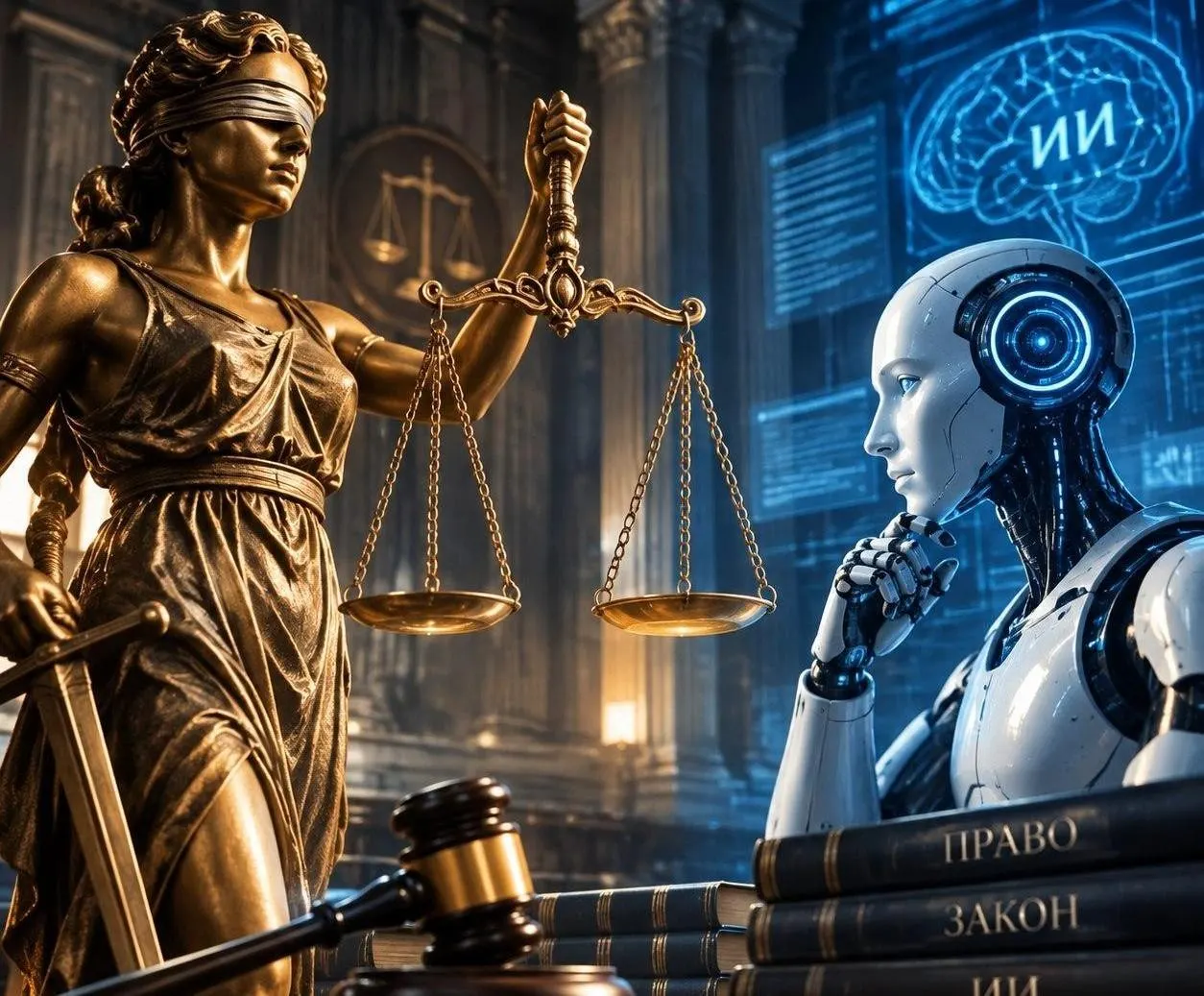 Через год в судах начнут применяться системы искусственного интеллекта для анализа материалов и помощи судьям
