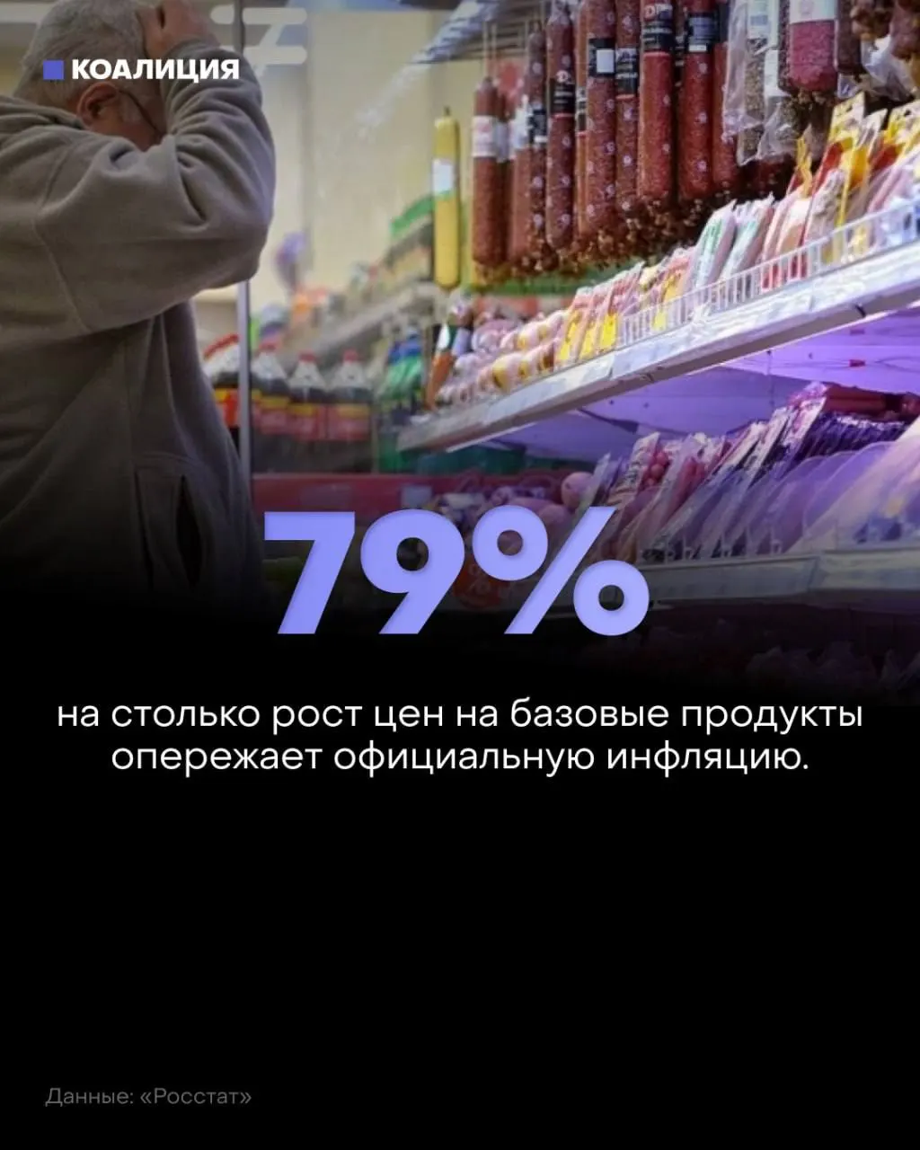 Цены на базовые продукты растут быстрее официальной инфляции, что вынуждает людей пересматривать бюджеты и экономить на повседневных покупках.